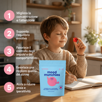 Caramelle allo zafferano per umore e concentrazione